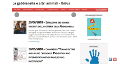 Desktop Screenshot of lagabbianella.org